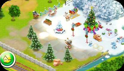 Hay Day Christmas Designs and Decorations on Snowy Town Sanctuary